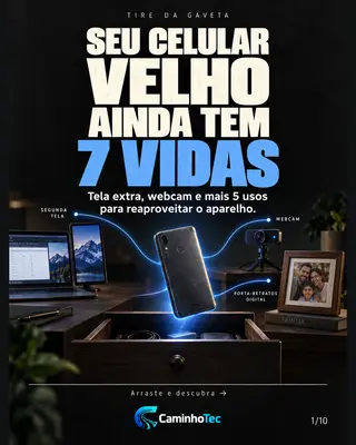 Capa: sete usos para o celular antigo