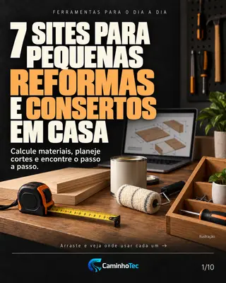 Capa: sete sites para pequenas reformas e consertos em casa